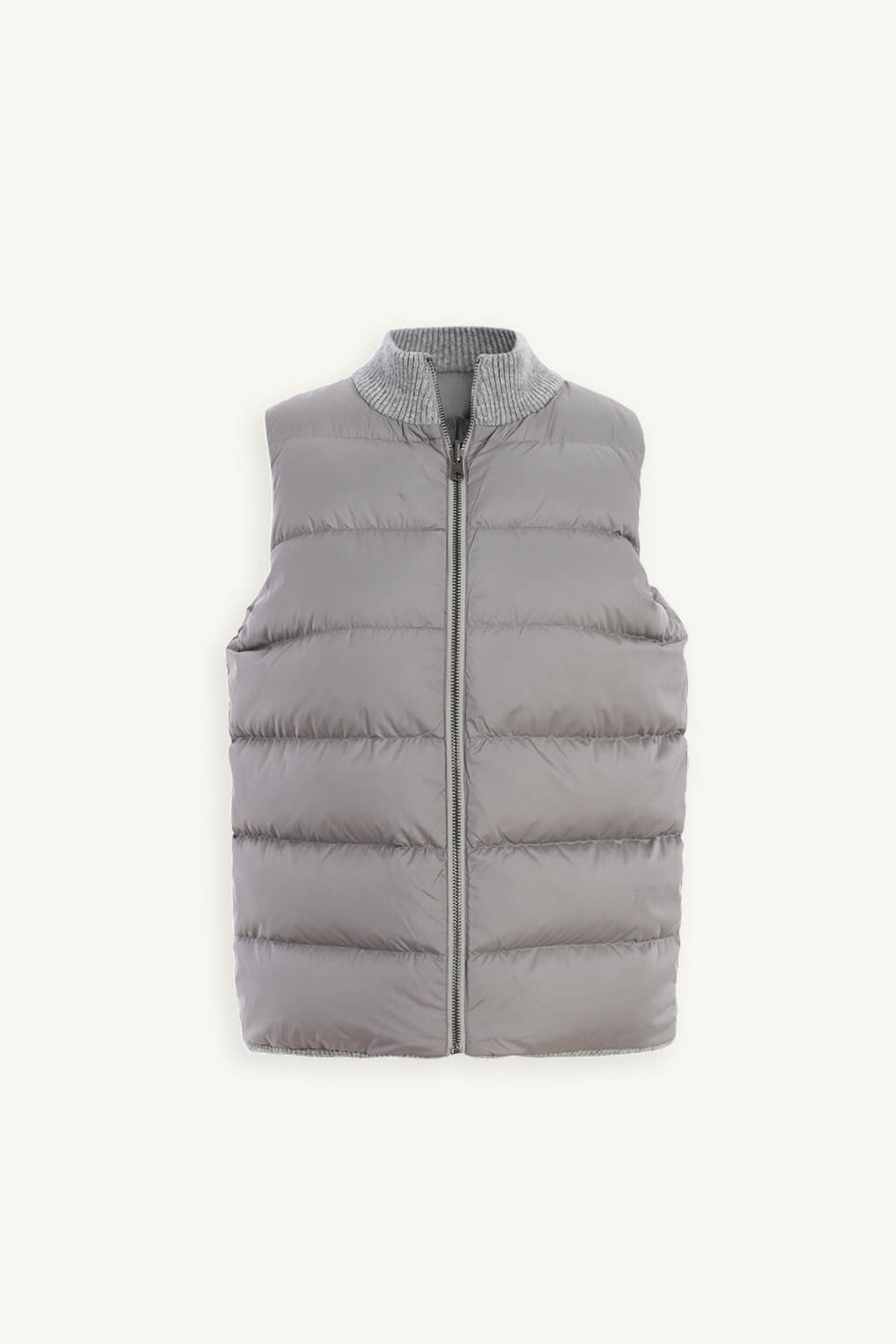 back 100%羊絨雙面穿鵝絨背心